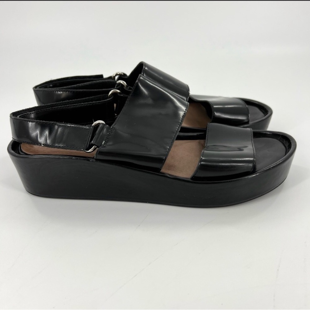 “Jeffery Campbell” Platform Wedged Sandals Black Size 9 - Picture 2 of 8